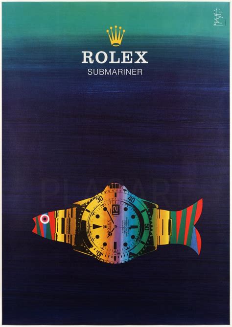 Rolex, An Original Poster by Celestino Piatti